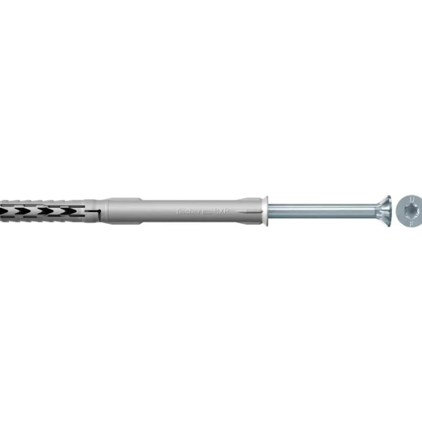 Fischer 46265 Constructie-/kozijnplug SXR - 10 x 120 T - TX40 - verzonken schroef - verzinkt staal (50st)