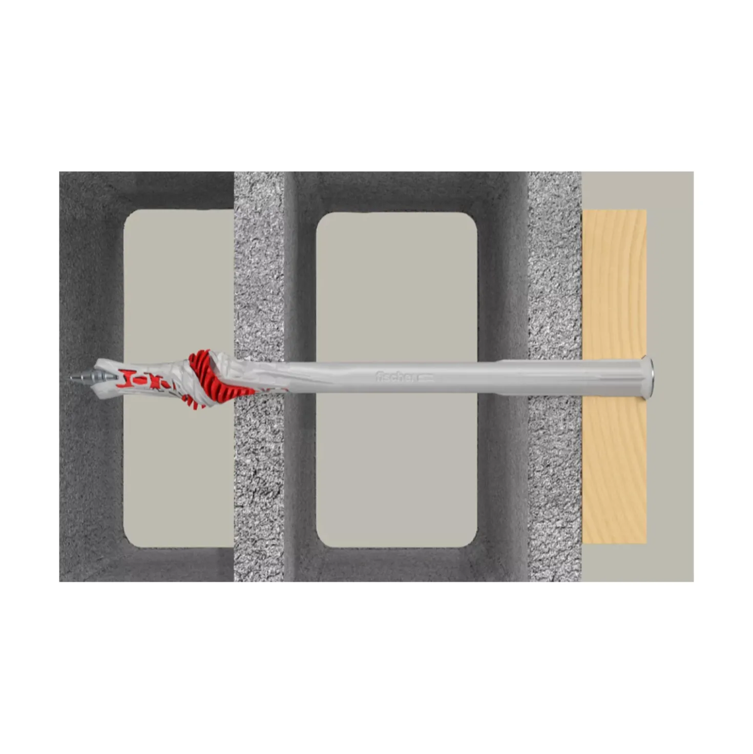 Fischer 562161 Constructieplug DuoXpand - 10 x 200 T - TX40 - verzonken schroef (50st)