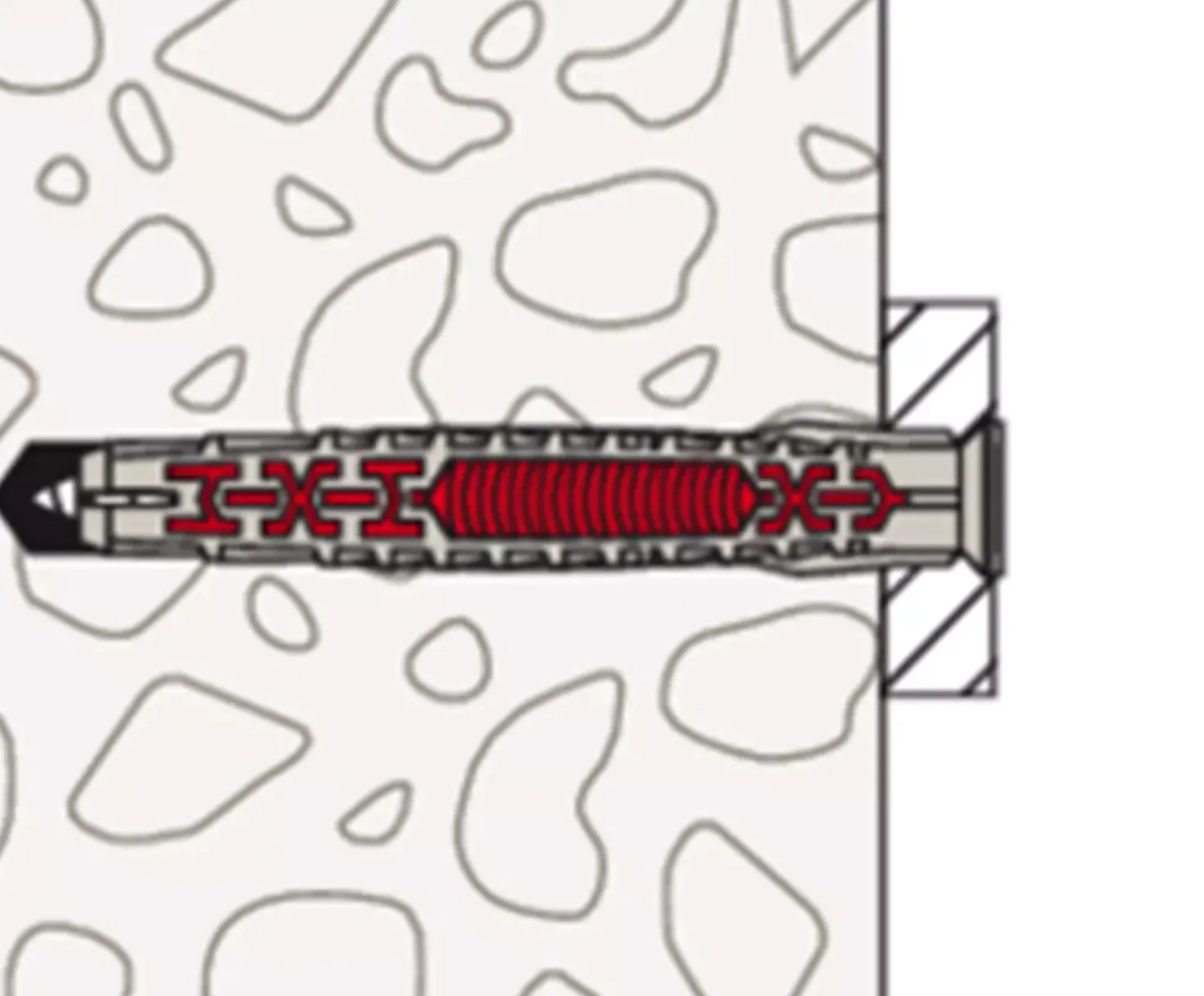 Fischer 562161 Constructieplug DuoXpand - 10 x 200 T - TX40 - verzonken schroef (50st)