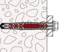 Fischer 562172 Constructieplug DuoXpand - 10 x 180 FUS - TX40/SW13 - zeskant schroef (50st)