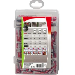 Fischer 538621 160-delige Profibox DuoPower Ø6, Ø8 en Ø10 pluggenset