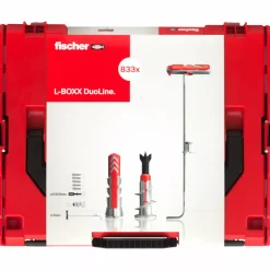 Fischer DuoLine L-BOXX 102 833-delige pluggenset in L-Boxx
