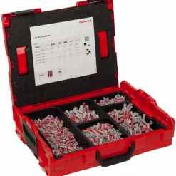 Fischer DuoPower L-BOXX 102 910-delige pluggenset in L-Boxx
