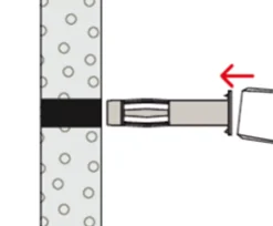 Fischer 519783 HM Hollewandplug 8 x 54 SS - M8 - voor plaatdikte 7-21mm (50st)