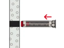 Fischer 572922 Hollewandplug DuoHM 6 X 55 S PH PZ, bolkopbout met PZ opname