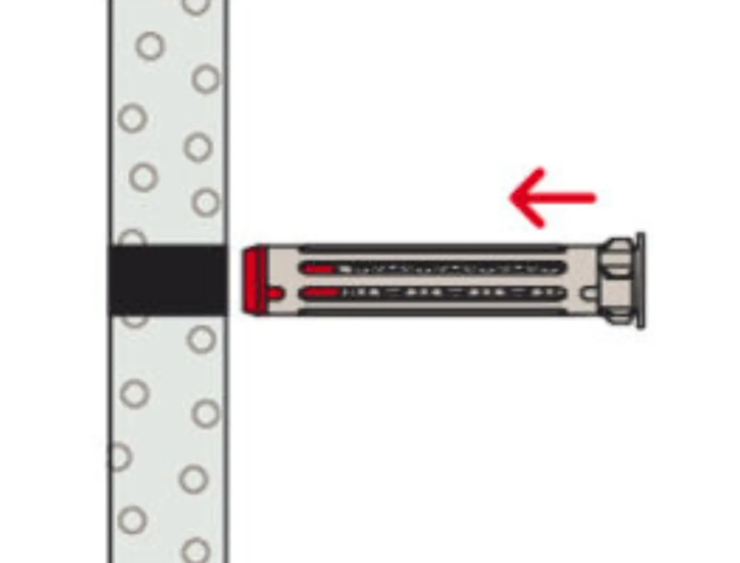 Fischer 572923 Hollewandplug DuoHM 4 X 55 S PH TX, bolkopbout met TX opname