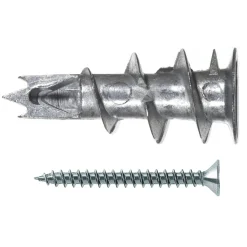 Fischer 40432 Metalen gipsplaatplug GKMS - 31mm - bolkopschroef 4,5 x 35mm (100st)