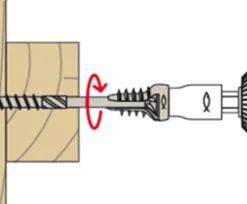 Fischer 558883 Montage tool en bit voor stelschroef in kunststof box - FAFS