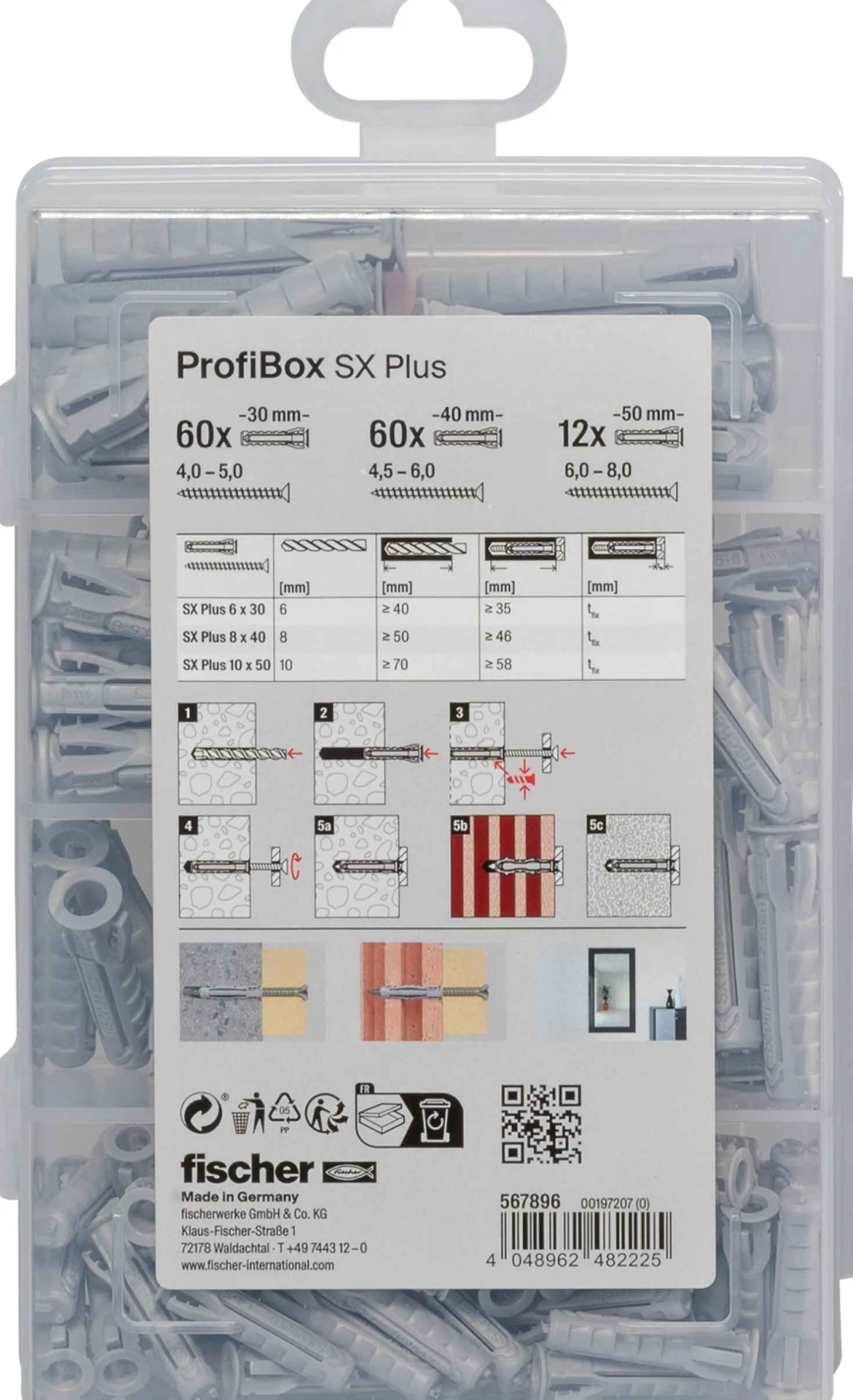 Fischer ProfiBox plug SX Plus - 6,8 en 10