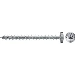 Fischer Spaanplaatschroef- TX20 - Verzonken kop - Voldraad - Verzinkt - 100st