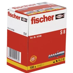 Fischer 50108 S 8 Pluggen - 8 x 40mm (100st)