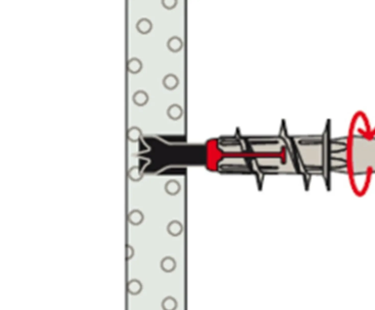 Fischer 545677 Zelfborende gipsplaatplug DuoBlade - 44mm (40st)
