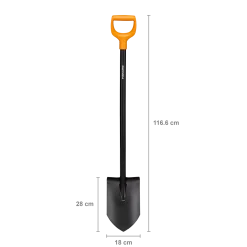 Fiskars 1066716 Solid tuinspade spits - 1160mm
