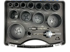 Fit-to-Fix 4000150010 16-delige Uni Gatzagenset - Bi-Metaal - PVC - 19-76mm