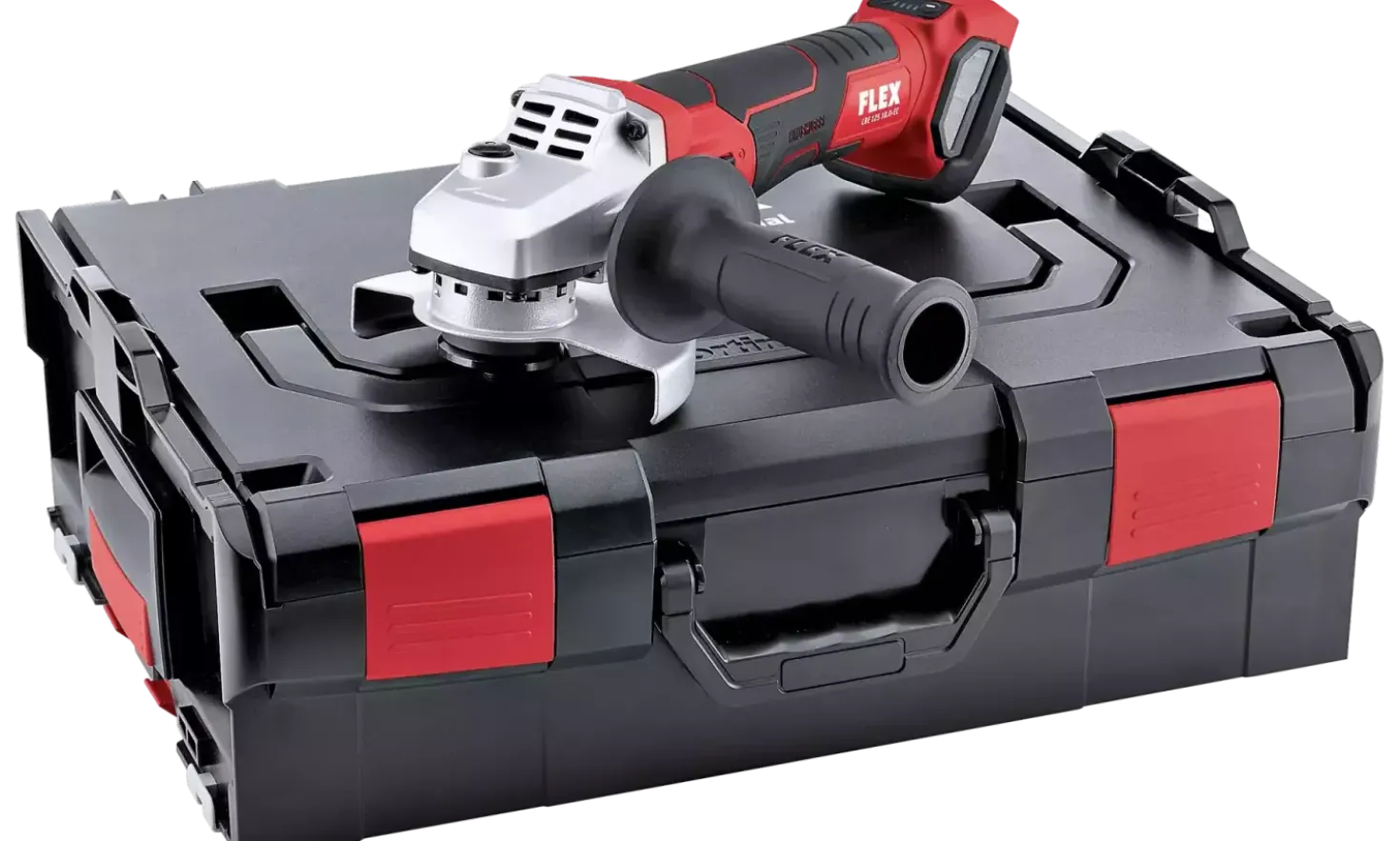 Flex LBE 125 18.0-EC Li-Ion Accu haakse slijper body in L-Boxx - 125mm - variabel - 18V