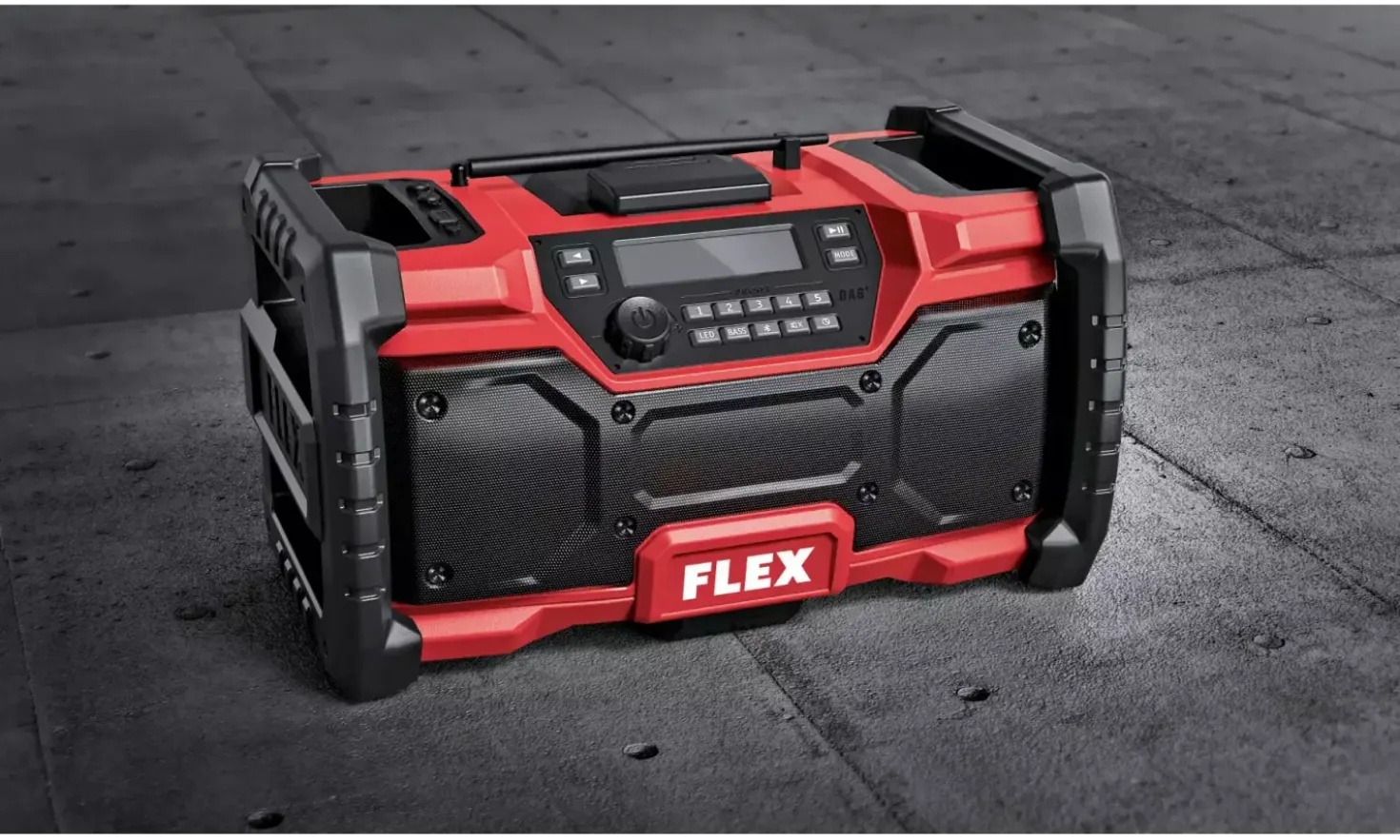 Flex RD 12/18/230 12 / 18 V accu Bouwradio - DAB+ - FM - 230V
