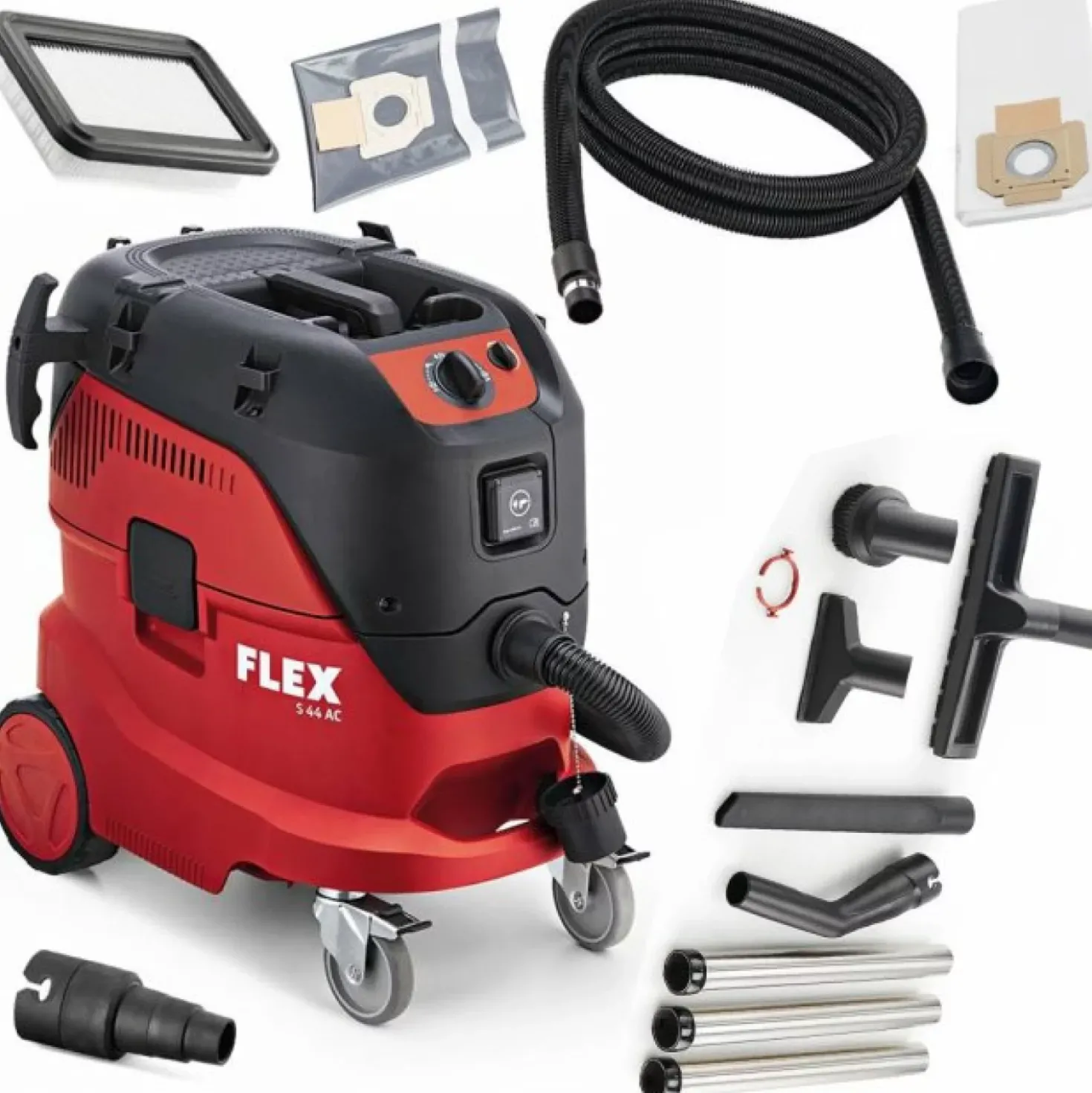 Flex S 44 L Bouwstofzuiger incl. accessoires - 1400W - L-klasse - 42L