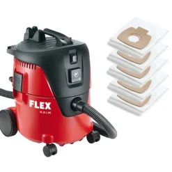 Flex VC21LMC Bouwstofzuiger incl. 5 filterzakken - 1250W - L-klasse - 20L