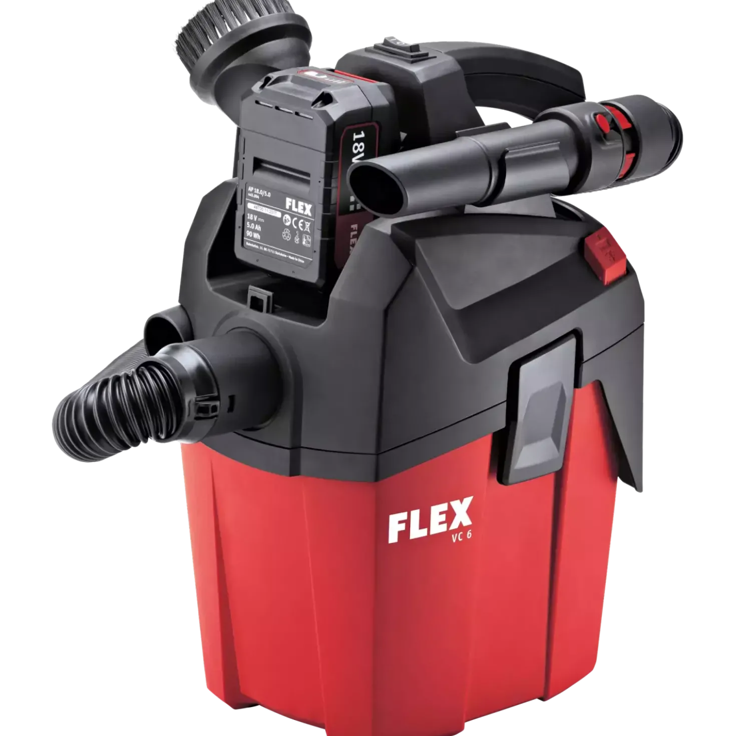 Flex VC 6 L MC 18.0 Li-Ion Compacte accu stofzuiger body - 18V - L-klasse - 6L