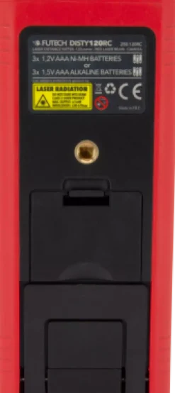 Futech Disty 120 Afstandsmeter - 120m - rood - IP54