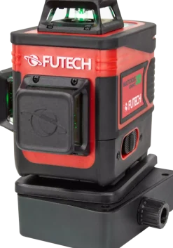 FUTECH MC3D Multicross 3D Compact kruislijnlaser set incl. statief in koffer - groen - 2x 150m - 3 lijnen