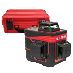 FUTECH MC3D Multicross 3D Compact kruislijnlaser set incl. statief in koffer - groen - 2x 150m - 3 lijnen