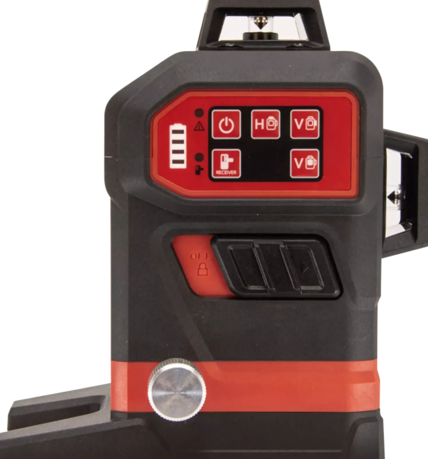 FUTECH Multicross 3D 18VMAX kruislijnlaser set incl. statief en 18V batterij adapter - groen - 70m - 3 lijnen