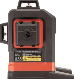 FUTECH Multicross 3D 18VMAX kruislijnlaser set incl. statief en 18V batterij adapter - groen - 70m - 3 lijnen