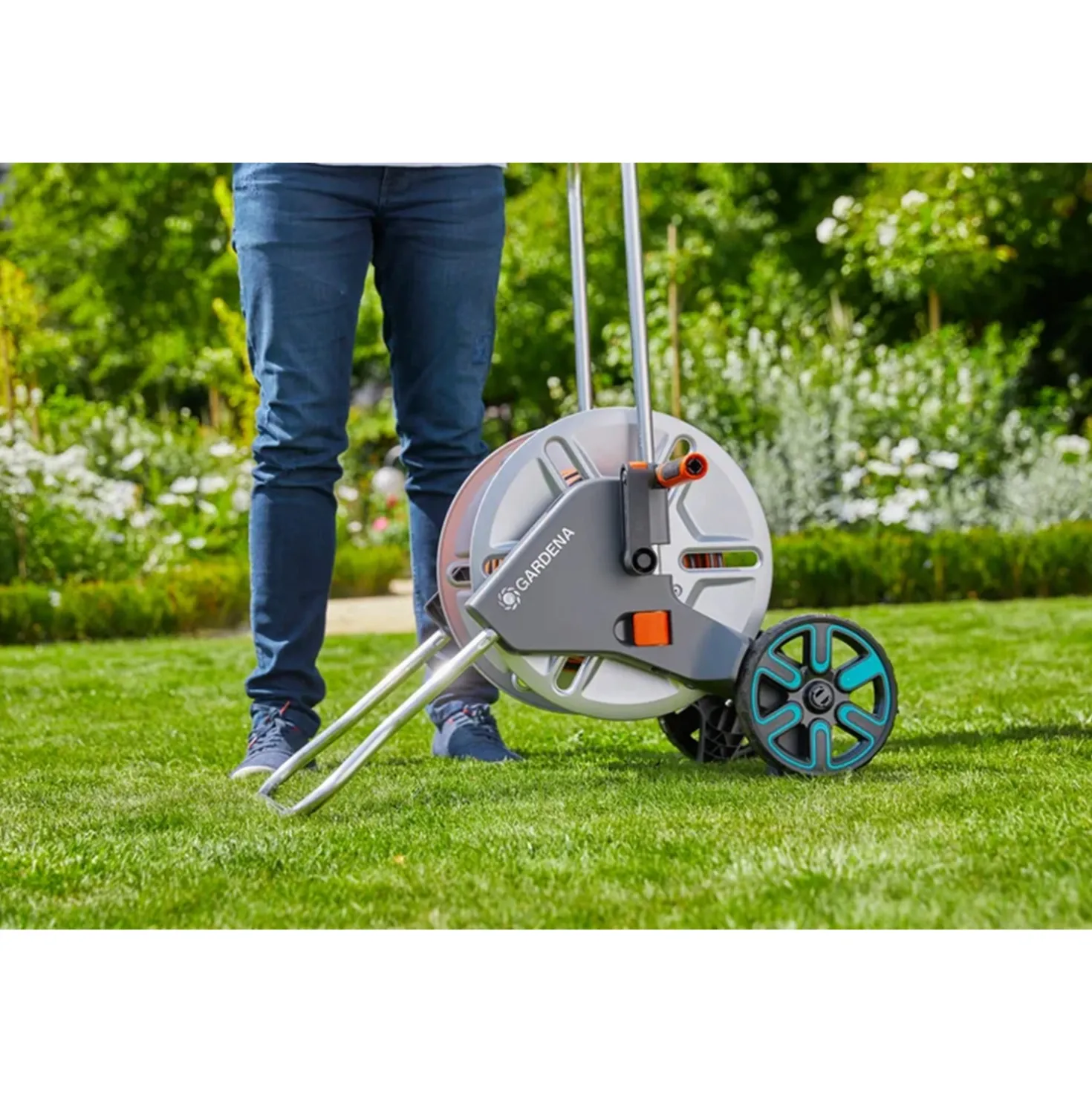 Gardena 18542-20 CleverRoll M Metaal Slangenwagen gemonteerd - 20m