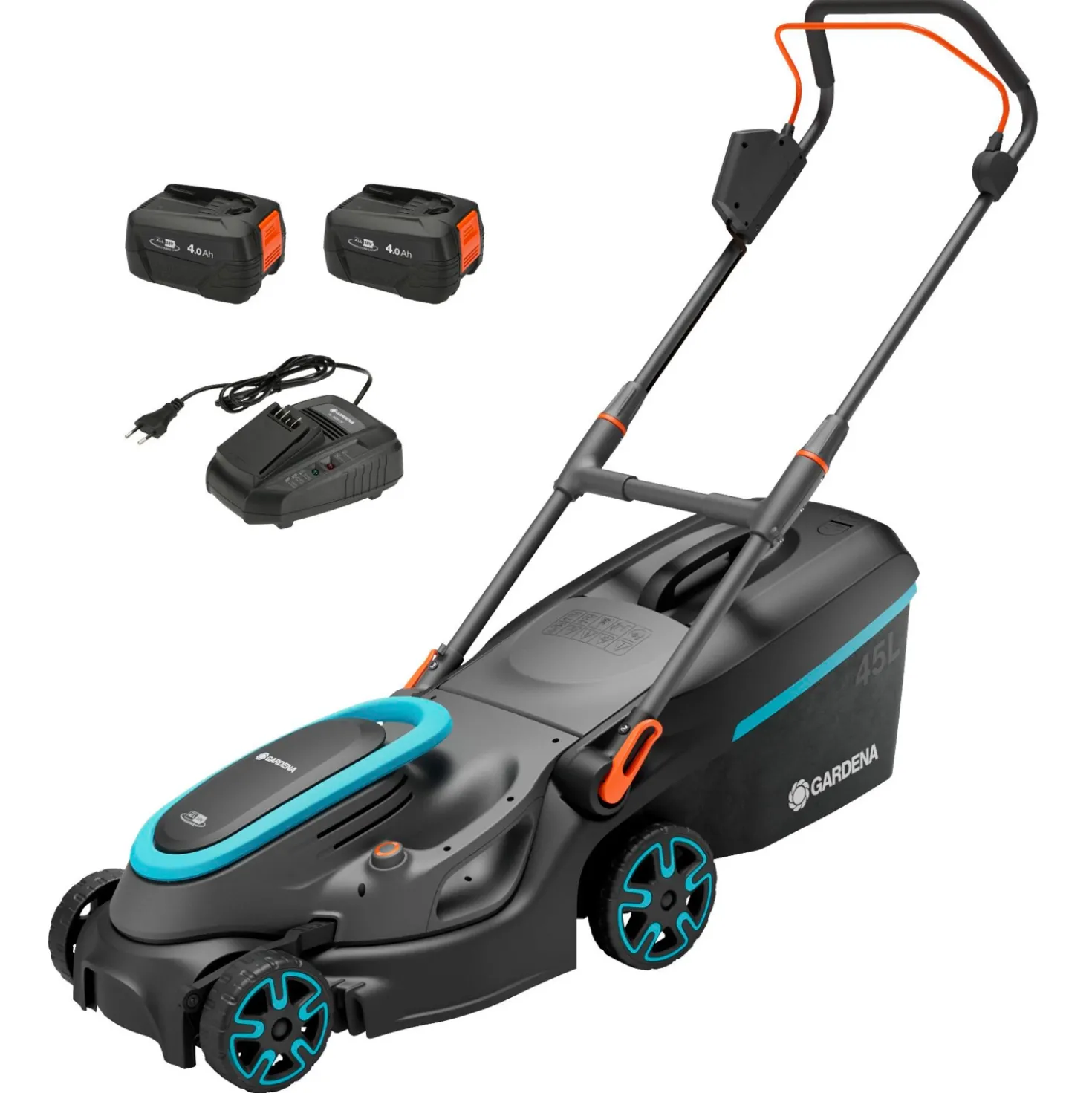 Gardena PowerMax 37/36V P4A accu grasmaaier set (1x 4.0Ah) - 37cm