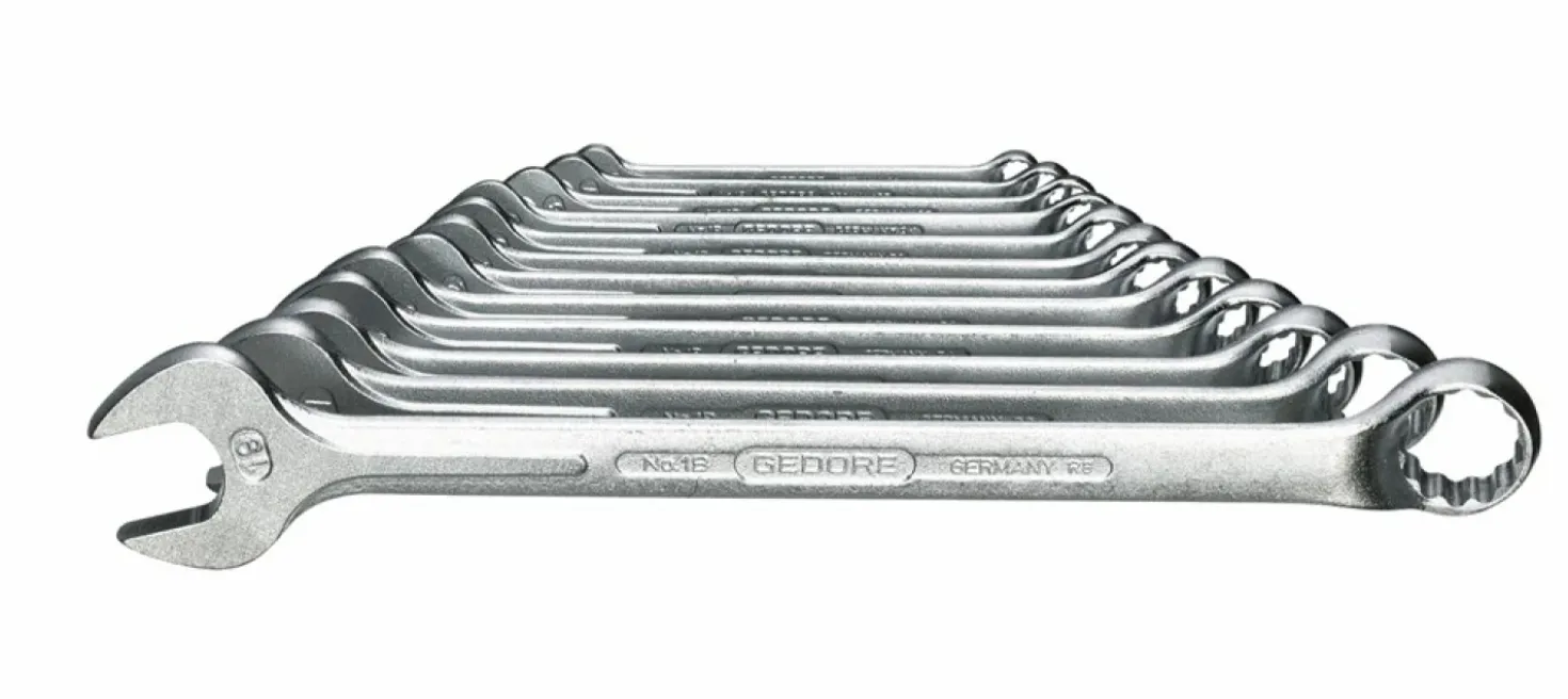 Gedore 1 B-0112 12-delige Ringsteeksleutel-set - 6-19mm