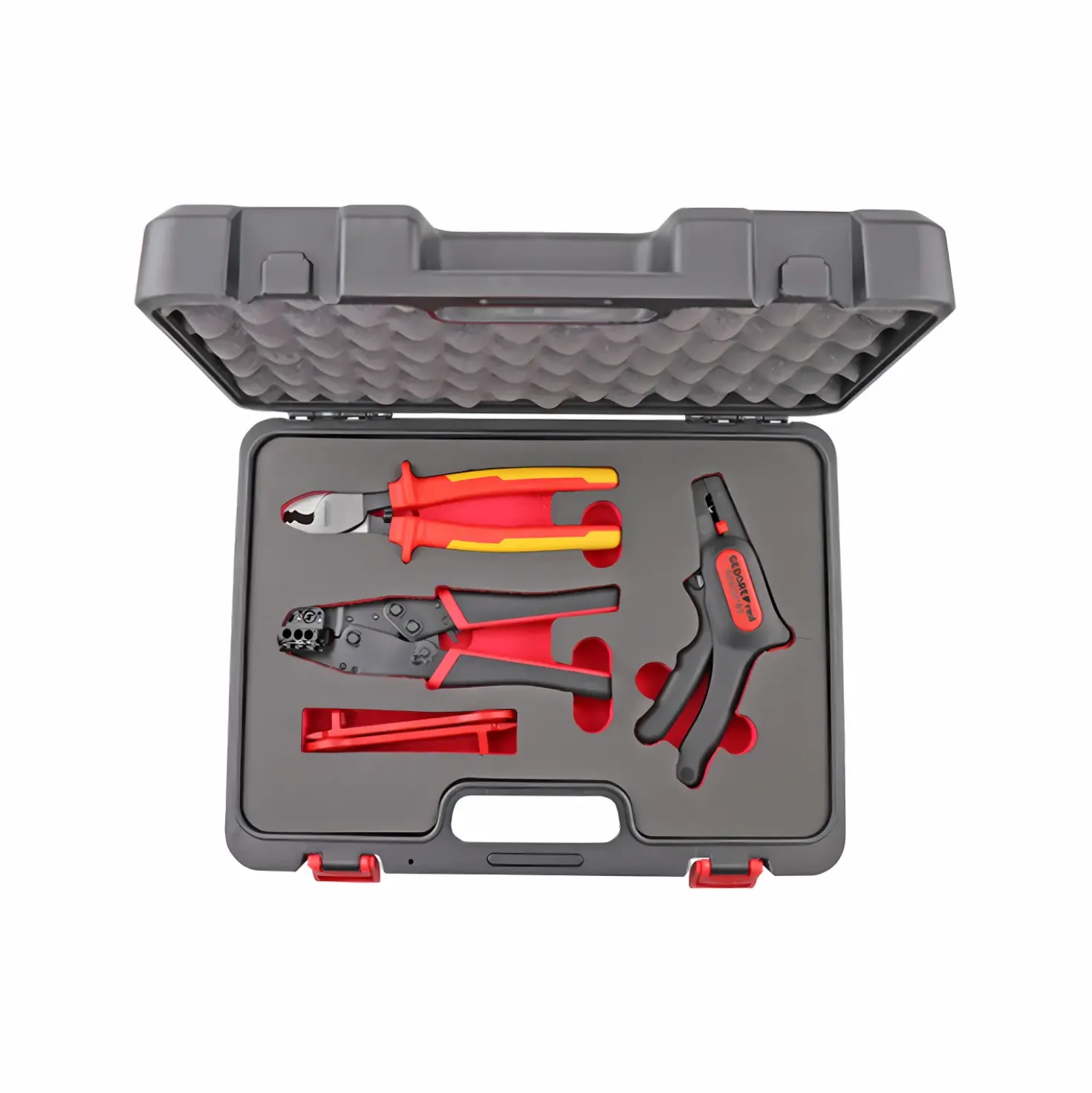 Gedore RED 3301901 5-delige Tangenset voor montage MC4 /MC4 EVO2 Solar in koffer