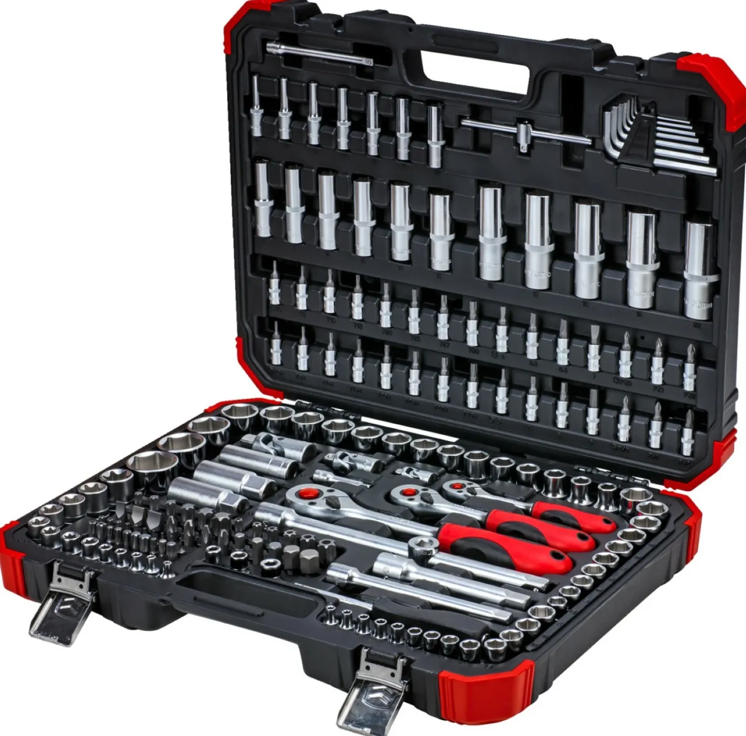 Gedore RED R45603172 172-delige Dopsleutelset 1/4” + 3/8” + 1/2"