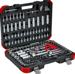 Gedore RED R45603172 172-delige Dopsleutelset 1/4” + 3/8” + 1/2