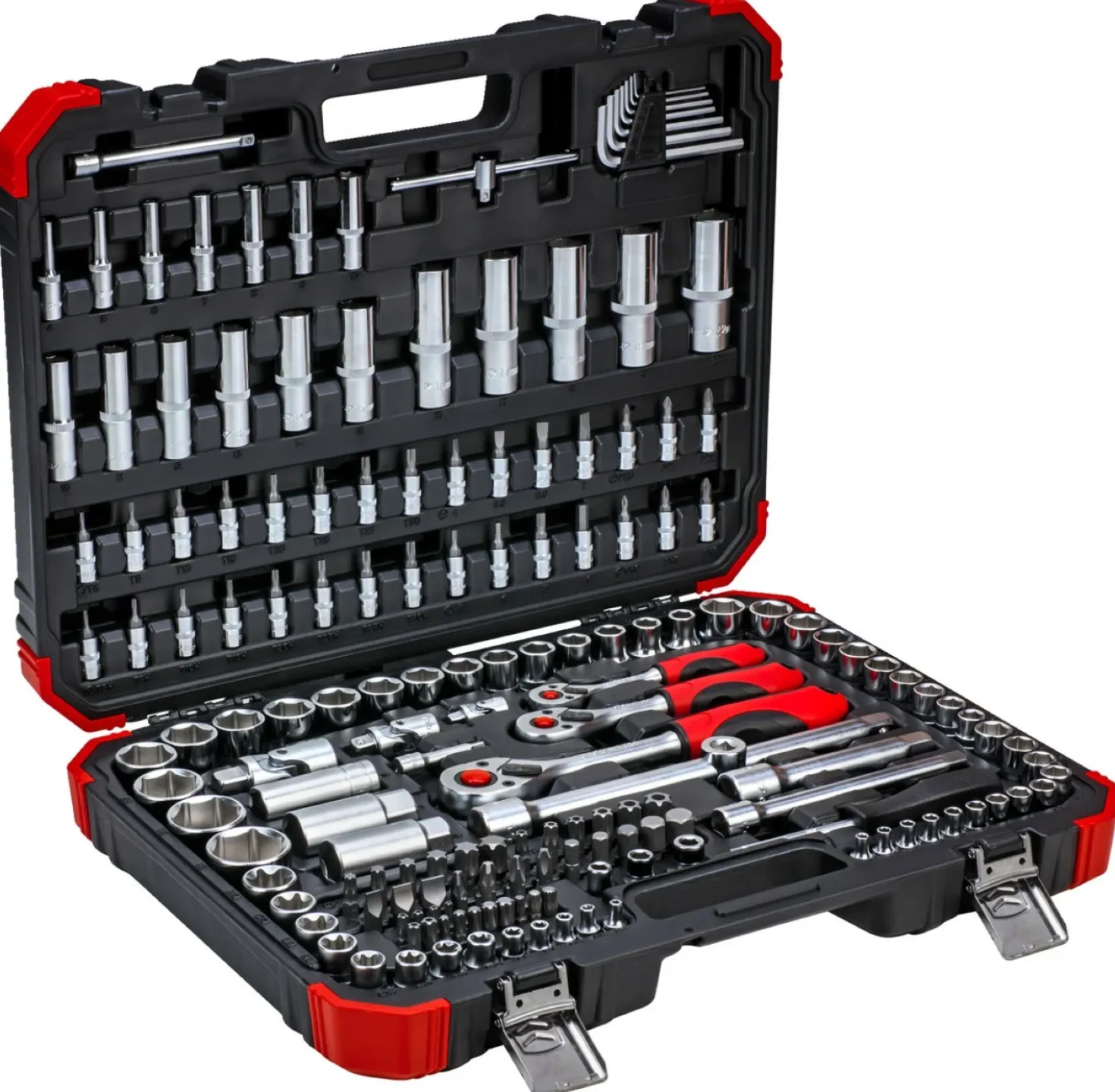 Gedore RED R45603172 172-delige Dopsleutelset 1/4” + 3/8” + 1/2"