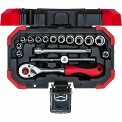 Gedore RED R49003016 16-delige Dopsleutelset - 1/4''