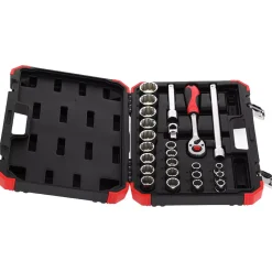 Gedore RED R69013024 24-delige Dopsleutelset - 1/4'' en 1/2''
