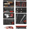 Gedore RED R21010002 166-delige Gereedschapset in CT modules