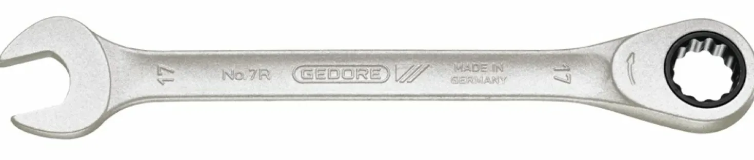 Gedore 7 R Ringratel-steeksleutel - 17mm
