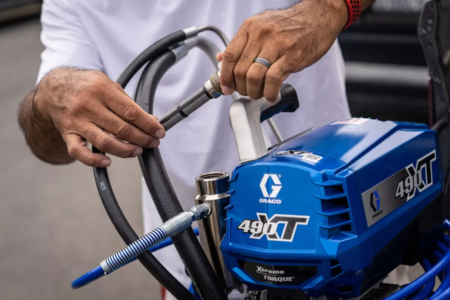 Graco Ultra 490 XT Airless verfspuit, Standaard 19D525 met Powershot