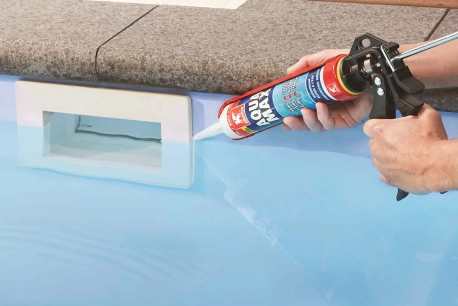 Griffon Aqua Max Montagekit - wit - 425 g