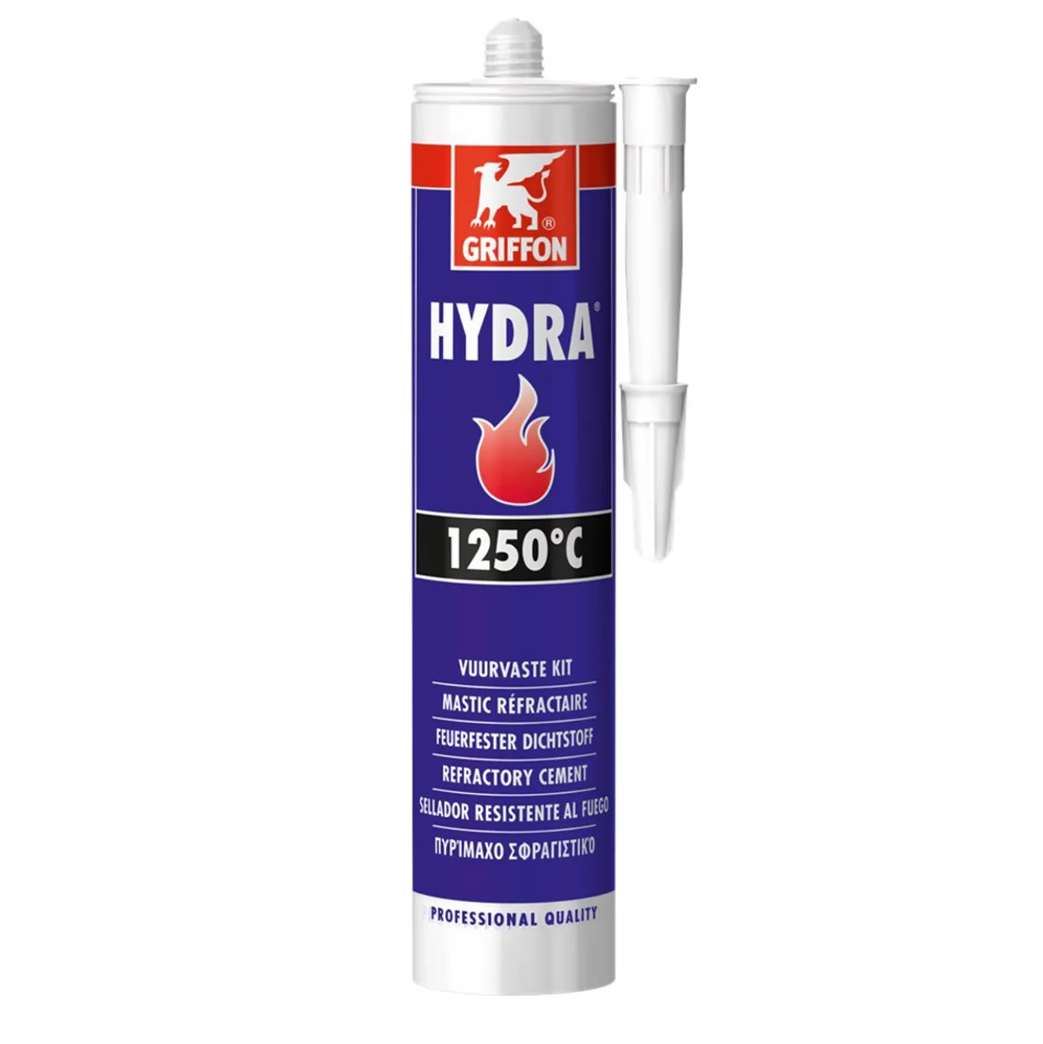 Griffon Hydra Vuurvaste kit - zwart - 310 ml
