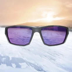 Hellberg Safety veiligheidsbril Geminus AF+AS blauw gepolariseerd