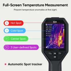 HIKMICRO B20 Warmtebeeld camera -20ºC tot 550ºC - 320 x 240px - 16GB - IP54