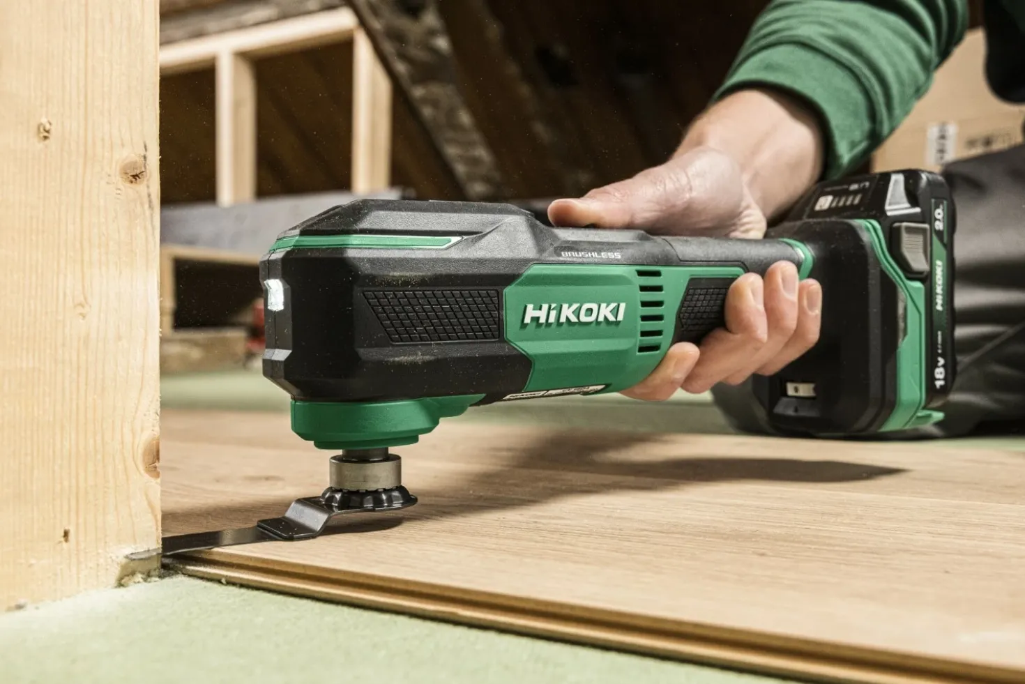 HiKOKI CV18DAW4Z 18V Accu Multitool body - Koolborstelloos