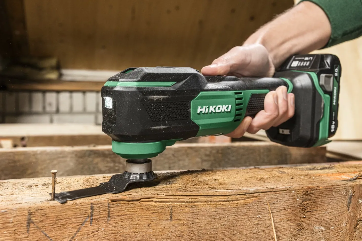 HiKOKI CV18DAW4Z 18V Accu Multitool body - Koolborstelloos