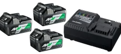 HiKOKI UC18YSL3WA3 MultiVolt Accu Starterset (3x 36V 2,5Ah / 18V 5.0Ah) + lader