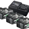 HiKOKI UC18YSL3WB3 36V Li-Ion MultiVolt Li-Ion accu Starterset (3x 8,0Ah) incl. lader