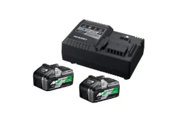 HiKOKI UC18YSL3WFZ 36V Li-Ion MultiVolt Li-Ion accu Starterset (2x 8,0Ah) incl. lader