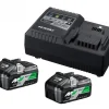 HiKOKI 36V MultiVolt Li-ion accu starterset (4.0/8.0Ah) + lader